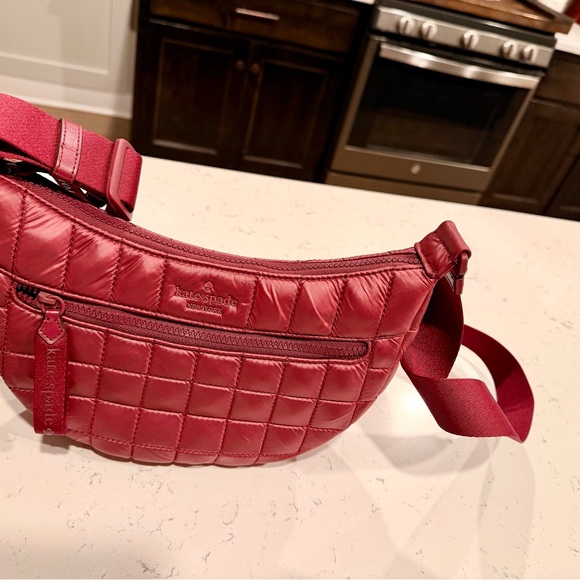 kate spade Handbags - kate spade Quilted Red Crossbody Belt Bag